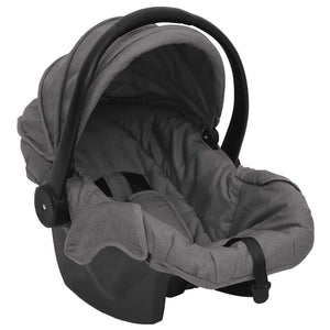 vidaXL Poussette 3-en-1 Gris clair Acier
