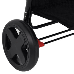 3-in-1 Kinderwagen Anthrazit Stahl