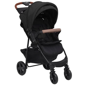 3-in-1 Kinderwagen Anthrazit mit Babyschale