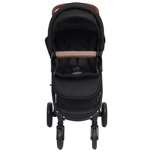 3-in-1 Kinderwagen Anthrazit mit Babyschale