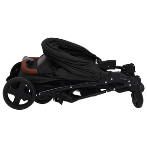 3-in-1 Kinderwagen Anthrazit mit Babyschale