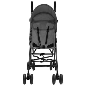 Kinderwagen Hellgrau/Schwarz Stahl