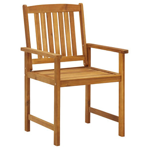 vidaXL Chaises de jardin avec coussins 6 pcs Bois d'acacia massif