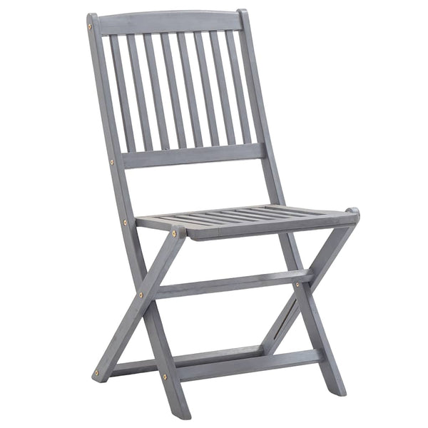 vidaXL Chaises de jardin pliantes 8 pcs. Bois d'acacia massif