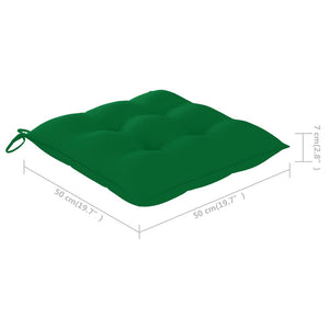 Garten-Essstühle 4 Stk. mit Kissen Massivholz Akazie
