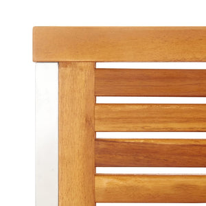 vidaXL Chaises de jardin 8 pcs. avec coussins Bois d'acacia massif