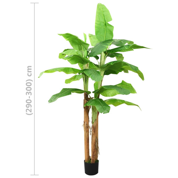 Künstlicher Bananenbaum 300cm mit Topf