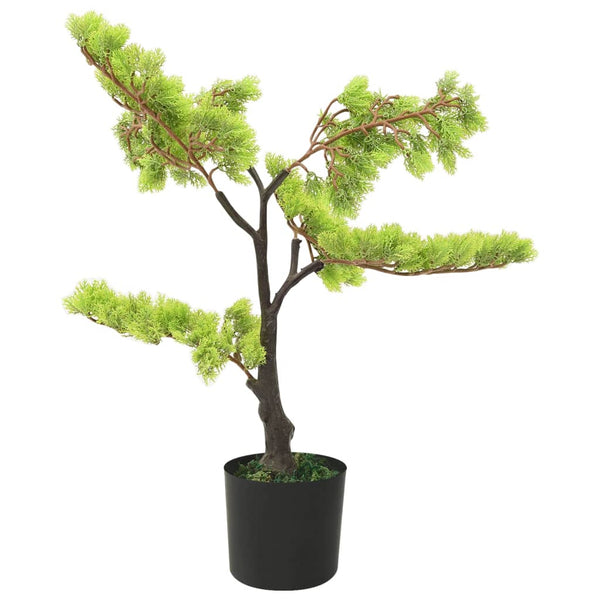 vidaXL Cyprès Bonsaï Artificiel avec Pot 60 cm Vert
