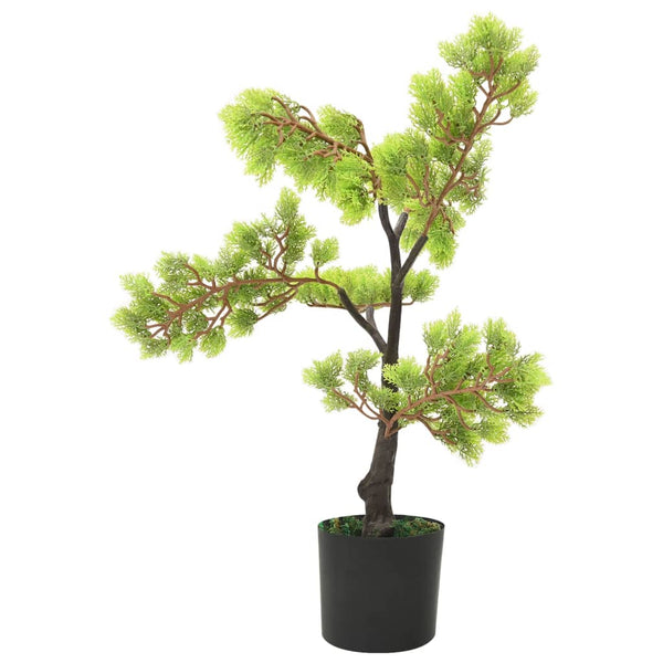 vidaXL Cyprès Bonsaï Artificiel avec Pot 60 cm Vert