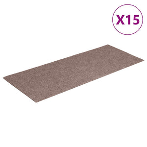 Stufenmatten Selbstklebend Hellbraun 60x25 cm, 15 Stk.