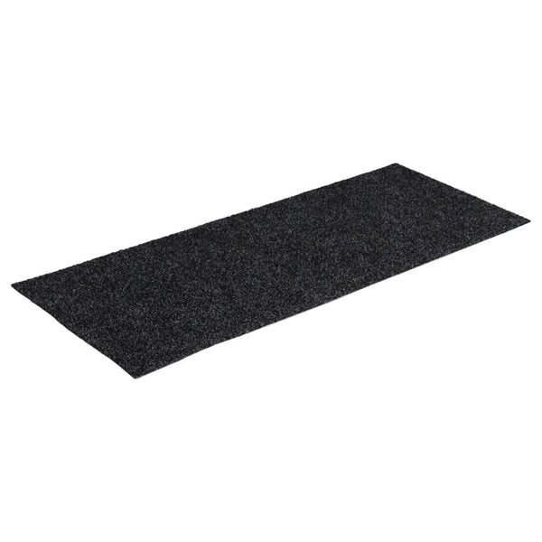 Selbstklebende Stufenmatten Dunkelgrau 60x25cm, 15er Set