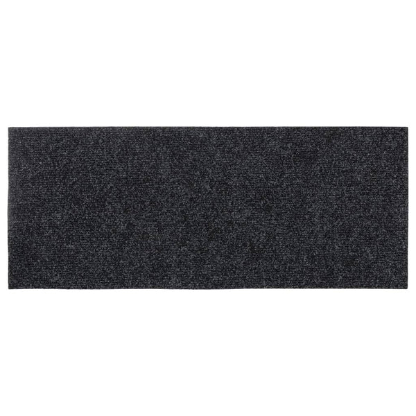 Selbstklebende Stufenmatten Dunkelgrau 60x25cm, 15er Set