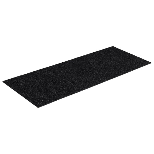 Selbstklebende Stufenmatten, 15er Set, 60x25 cm, Schwarz