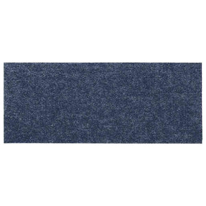 Selbstklebende Stufenmatten 60x25 cm Grau Blau 15er Set