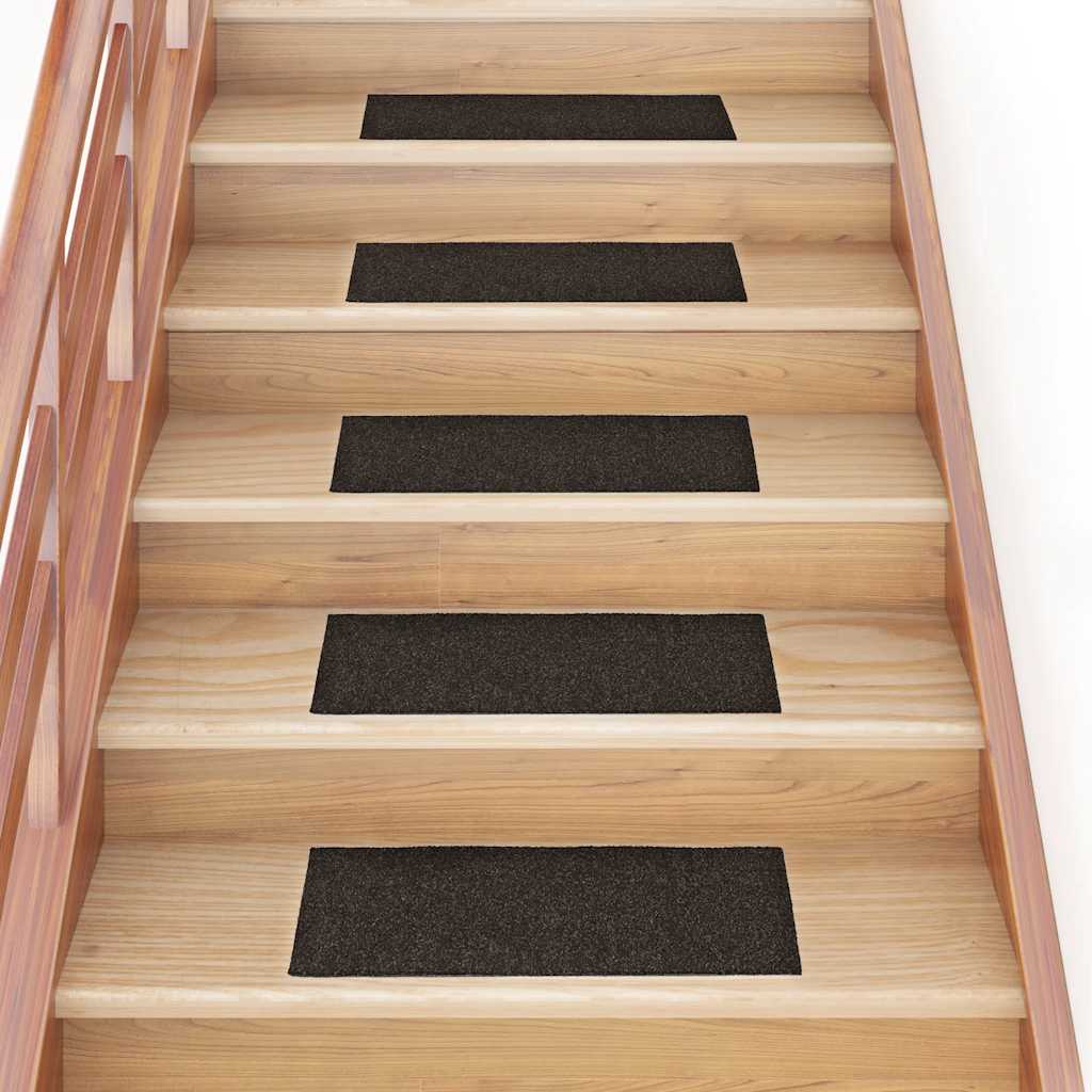 Selbstklebende Stufenmatten Dunkelbraun 60x25cm 15er Set
