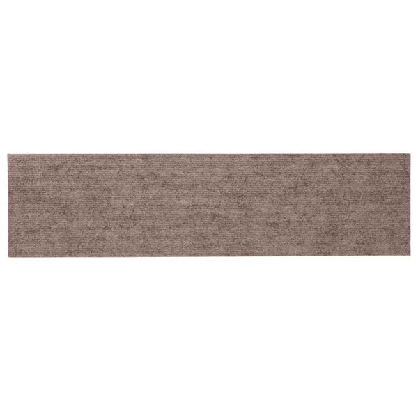 Selbstklebende Stufenmatten Hellbraun 76x20cm 15er Set