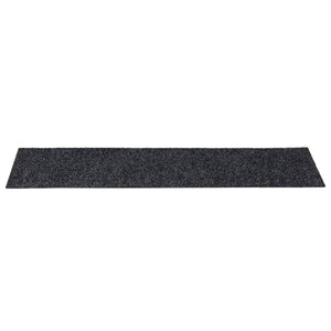 Selbstklebende Stufenmatten Dunkelgrau 76x20cm 15er Set
