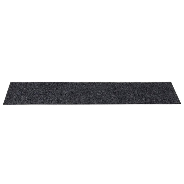 Selbstklebende Stufenmatten Dunkelgrau 76x20cm 15er Set