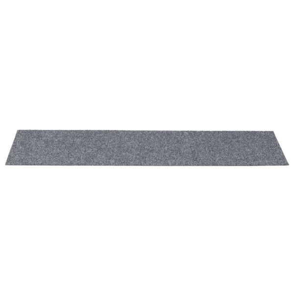 Stufenmatten Selbstklebend Hellgrau 76x20cm 15er Set