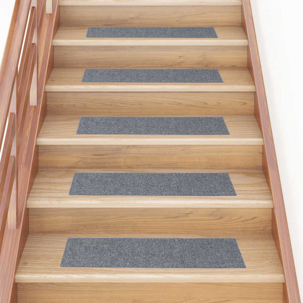 Stufenmatten Selbstklebend Hellgrau 76x20cm 15er Set