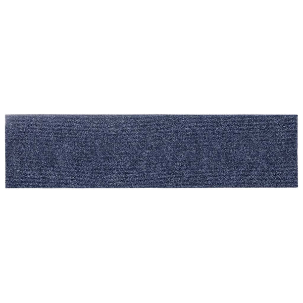 Selbstklebende Stufenmatten Grau Blau 15 Stk.