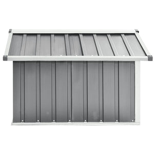 Rasenmäher Garage 92x97x63 cm Verzinkter Stahl Grau