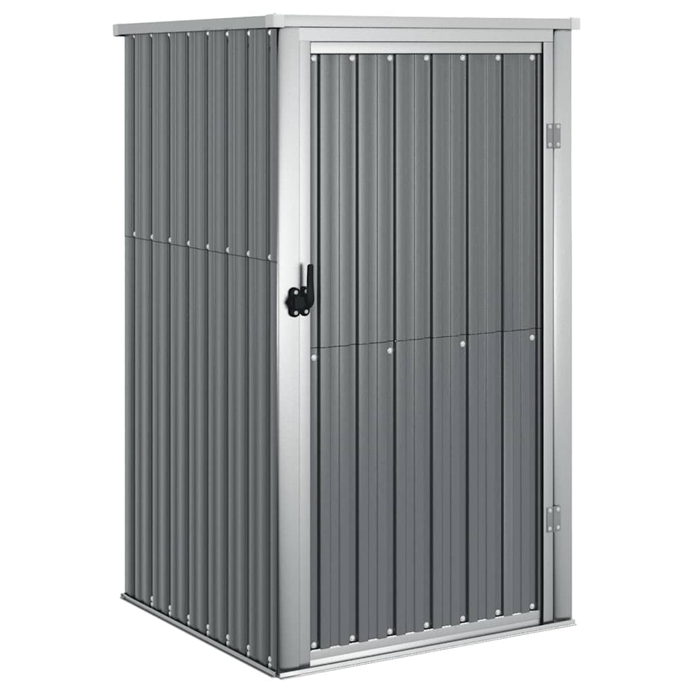 vidaXL Abri de jardin gris 88x89x161 cm en acier galvanisé