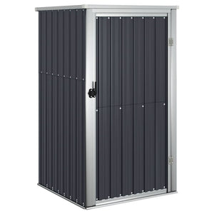 vidaXL Abri de jardin anthracite 88x89x161 cm en acier galvanisé