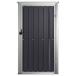 vidaXL Abri de jardin anthracite 88x89x161 cm en acier galvanisé