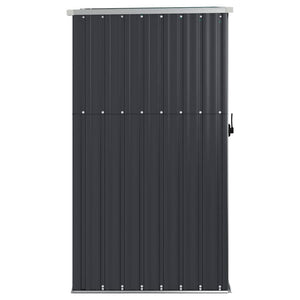 vidaXL Abri de jardin anthracite 88x89x161 cm en acier galvanisé