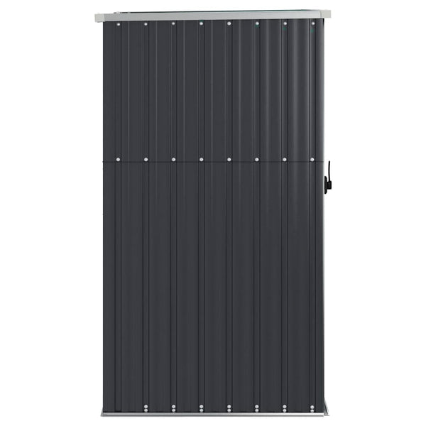 vidaXL Abri de jardin anthracite 88x89x161 cm en acier galvanisé