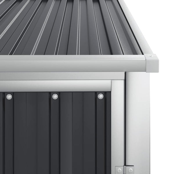 vidaXL Abri de jardin anthracite 88x89x161 cm en acier galvanisé