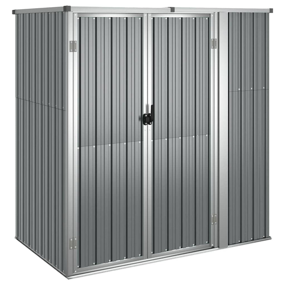 vidaXL Abri de jardin Gris 161x89x161 cm Acier galvanisé