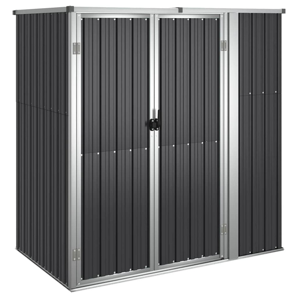 vidaXL Abri de jardin anthracite 161x89x161 cm en acier galvanisé