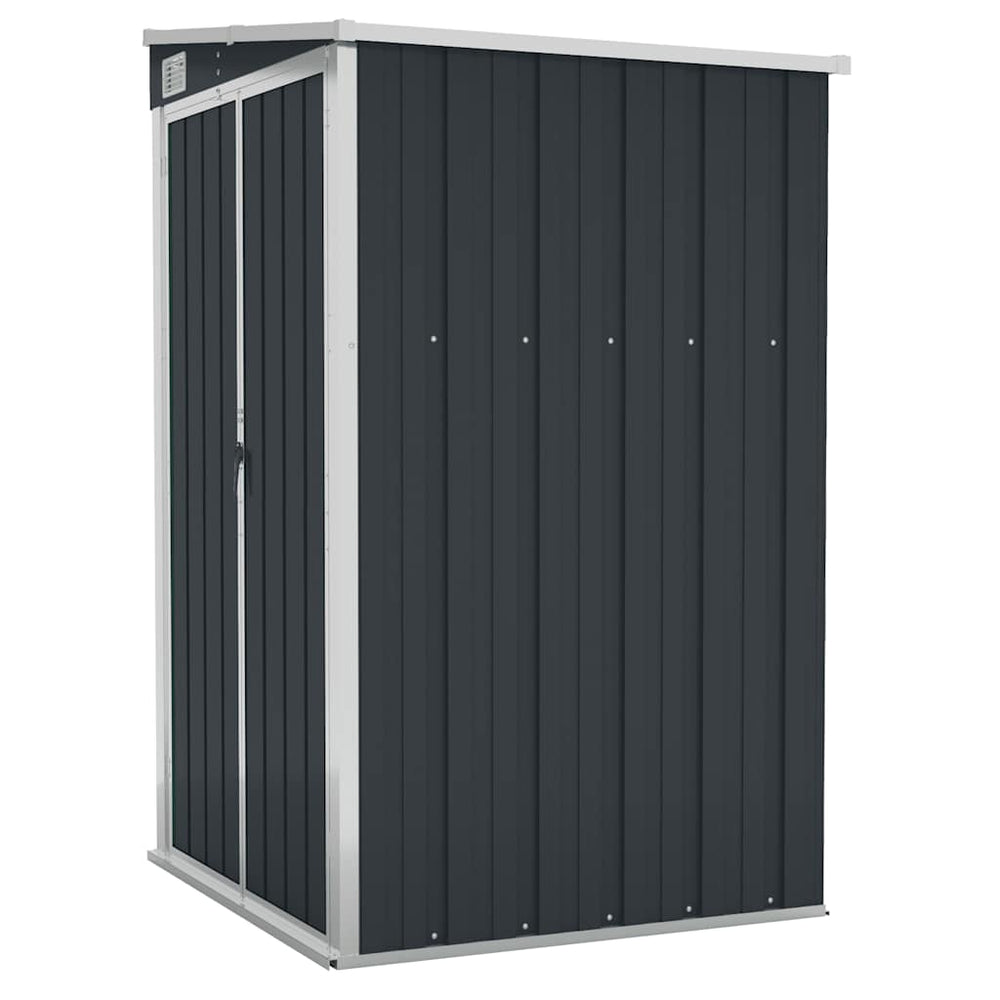 vidaXL Abri de jardin adossé anthracite 118x100x178 cm acier galvanisé