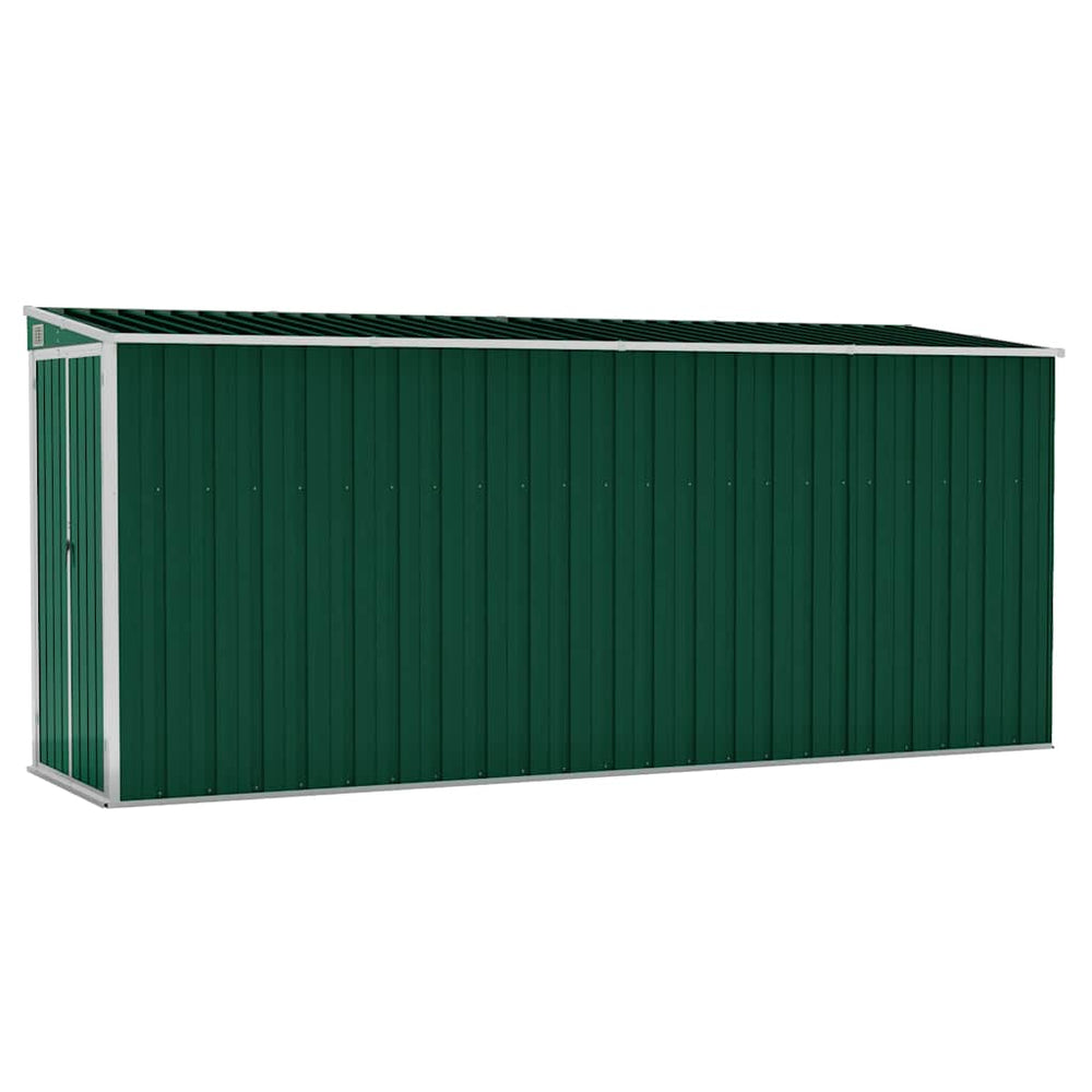 vidaXL Abri de jardin Vert 118x382x178 cm Acier galvanisé
