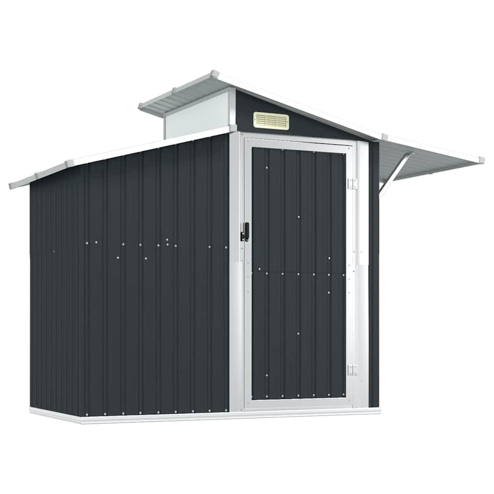 vidaXL Abri de jardin Anthracite 270x130x208,5 cm Acier galvanisé