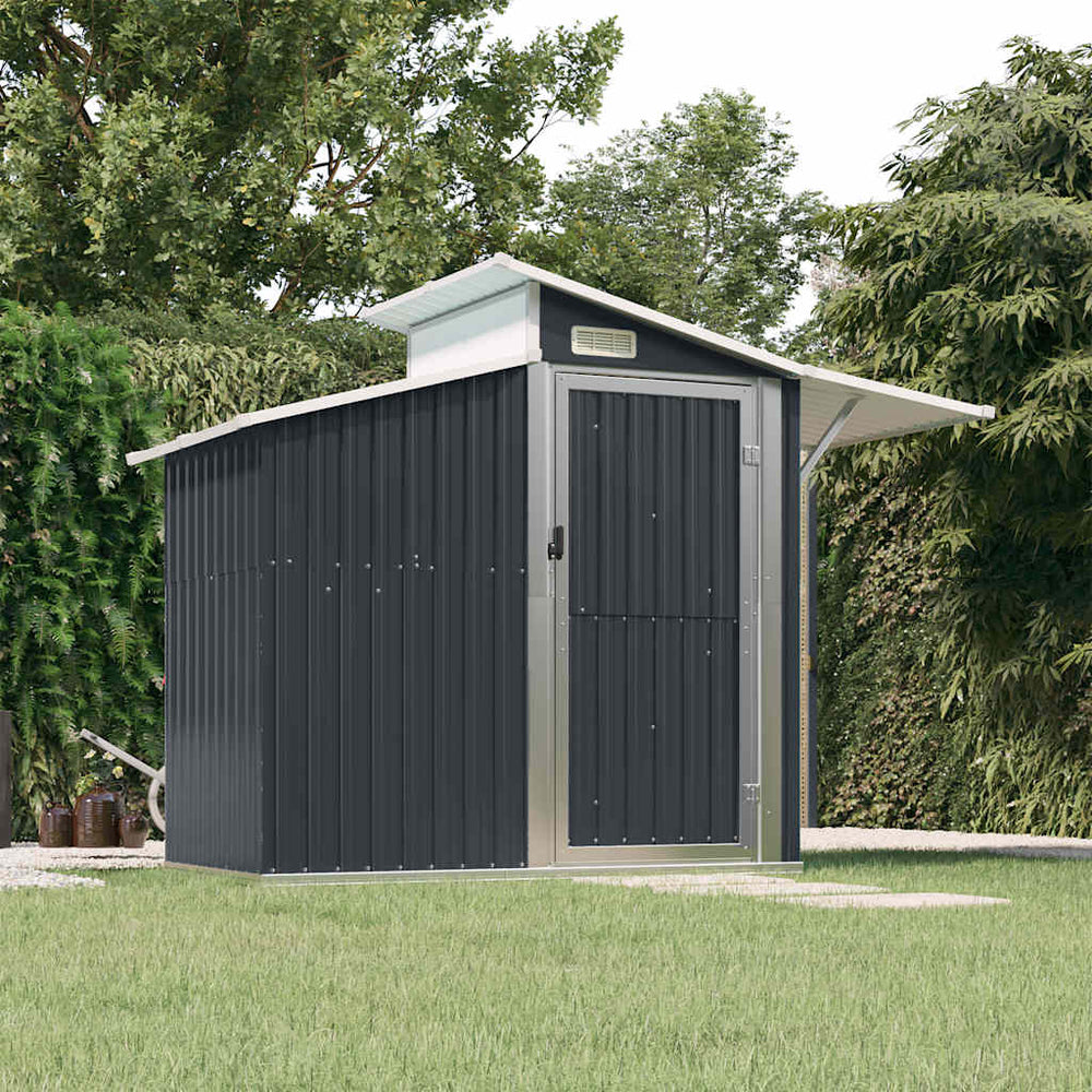 vidaXL Abri de jardin Anthracite 270x130x208,5 cm Acier galvanisé