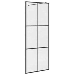 Duschwand für Begehbare Dusche mit Klarem ESG Glas 80x195 cm
