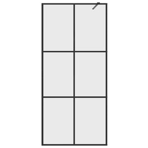 Duschwand für Begehbare Dusche mit Klarem ESG Glas 80x195 cm
