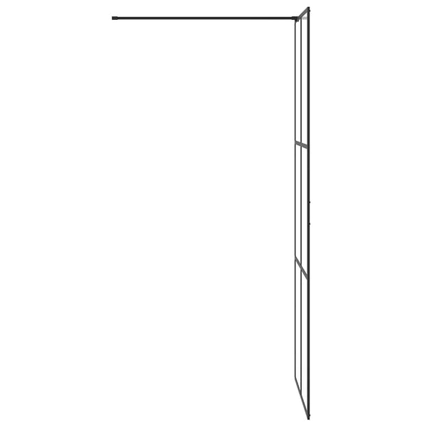 Duschwand für Begehbare Dusche mit Klarem ESG Glas 80x195 cm