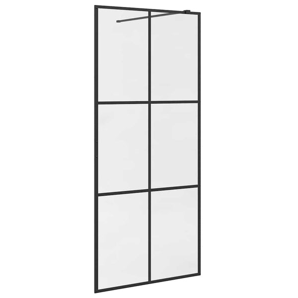 Duschwand für Begehbare Dusche mit Klarem ESG Glas 90x195 cm