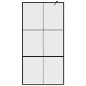 Duschwand für Begehbare Dusche mit Klarem ESG Glas 100x195 cm