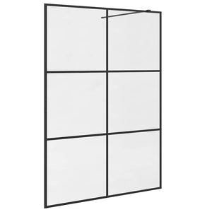 Duschwand für Begehbare Dusche mit Klarem ESG-Glas 140x195 cm