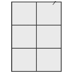 Duschwand für Begehbare Dusche mit Klarem ESG-Glas 140x195 cm
