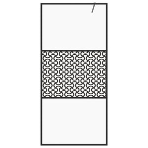 Duschwand für Begehbare Dusche mit Klarem ESG Glas 100x195 cm