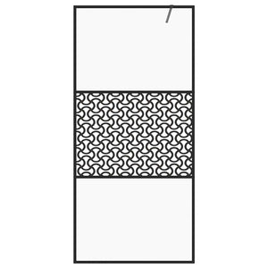 Duschwand für Begehbare Dusche mit Klarem ESG Glas 115x195 cm