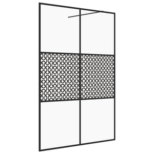 Duschwand für Begehbare Dusche mit Klarem ESG-Glas 140x195 cm