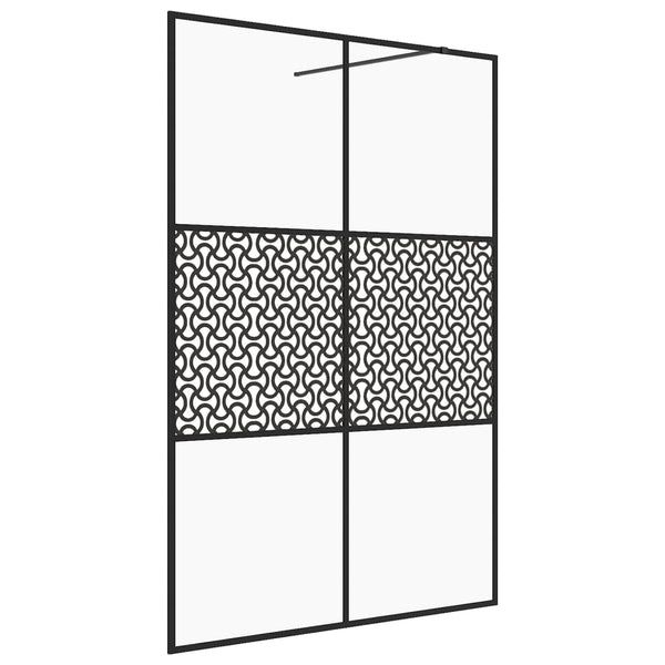 Duschwand für Begehbare Dusche mit Klarem ESG-Glas 140x195 cm