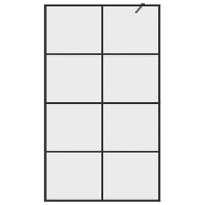 Duschwand für Begehbare Dusche mit Klarem ESG Glas 115x195 cm